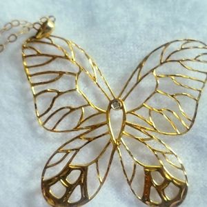 Gold Butterfly Necklace